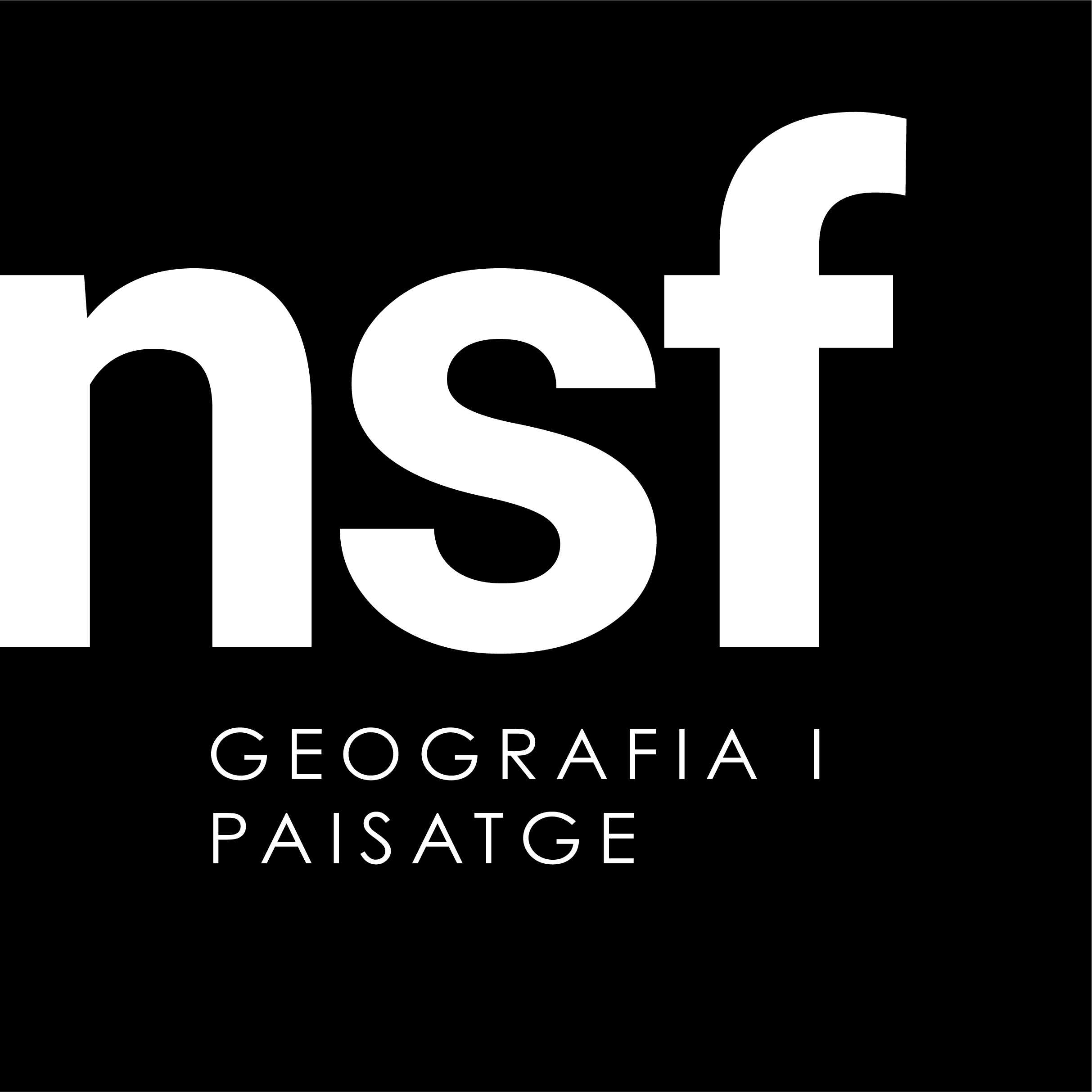 NSF Geografia i paisatge - Logotip
